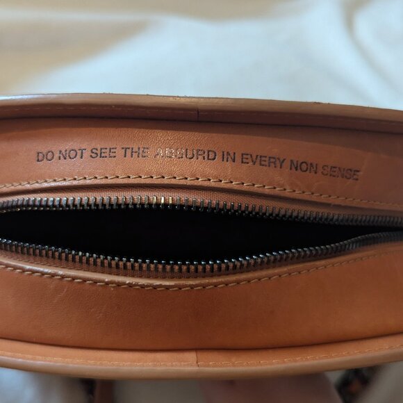 APC Women's Demi-Lune Chain Bag - Camel - Picture 6 of 6